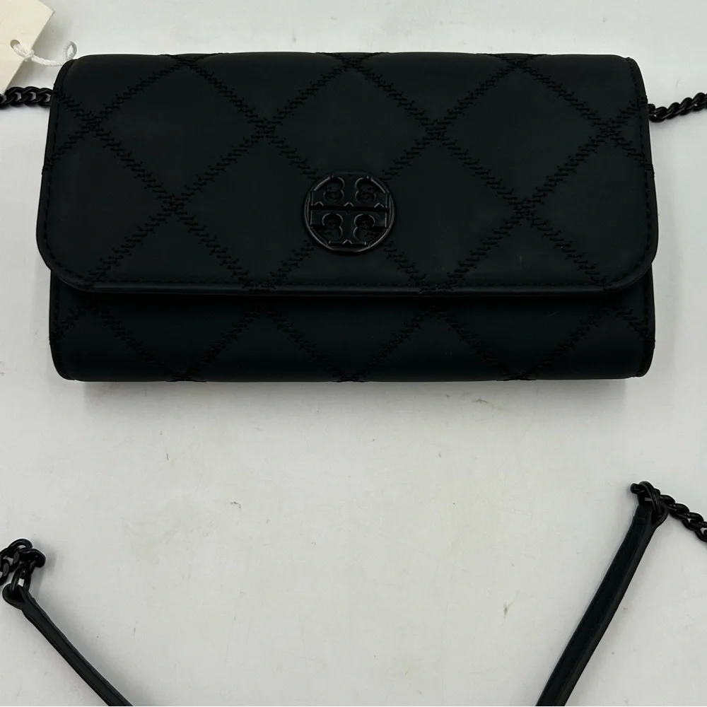 Women's Tory Burch matte chain wallet Crossbody NWT